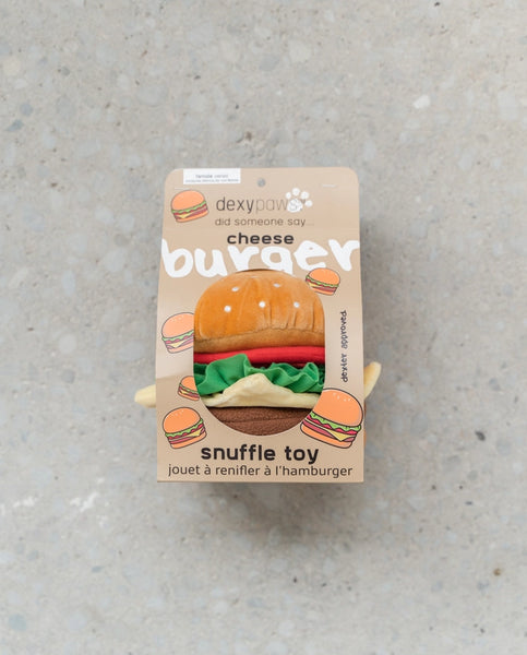 HAMBURGER SNUFFLE TOY