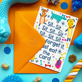 EDIBLE SIT SIT CARD