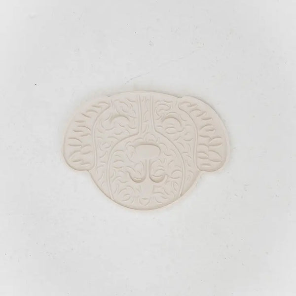 CREAM DOG HEAD LICKMAT