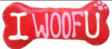 I WOOF U DOG BONE