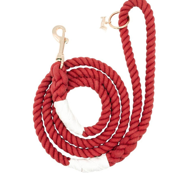 CRIMSON Rope Dog Leash