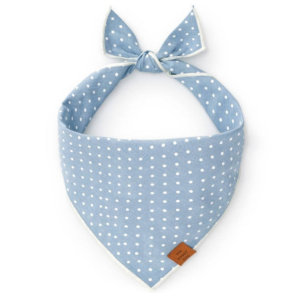 CHAMBRAY DOTS BANDANA