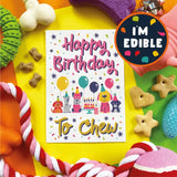 EDIBLE HAPPY BIRTHDAY CARD