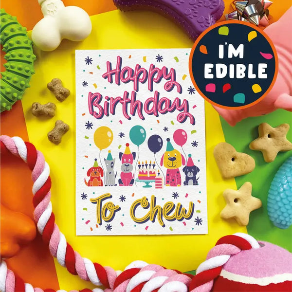 EDIBLE HAPPY BIRTHDAY CARD