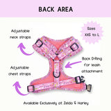 PINK PAW-ER NO PULL HARNESS