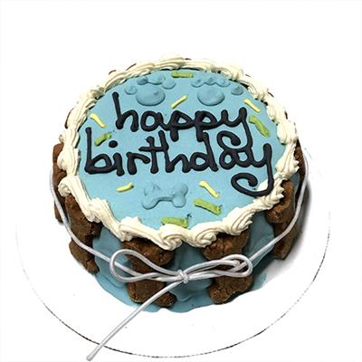 Blue Birthday Cake