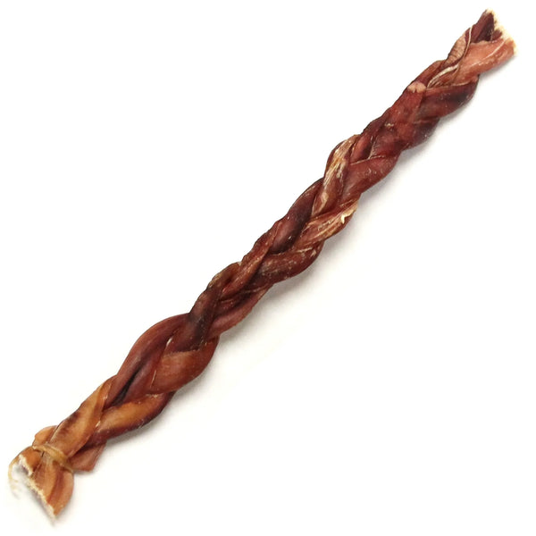 Braided bully sticks- No odor 12 in