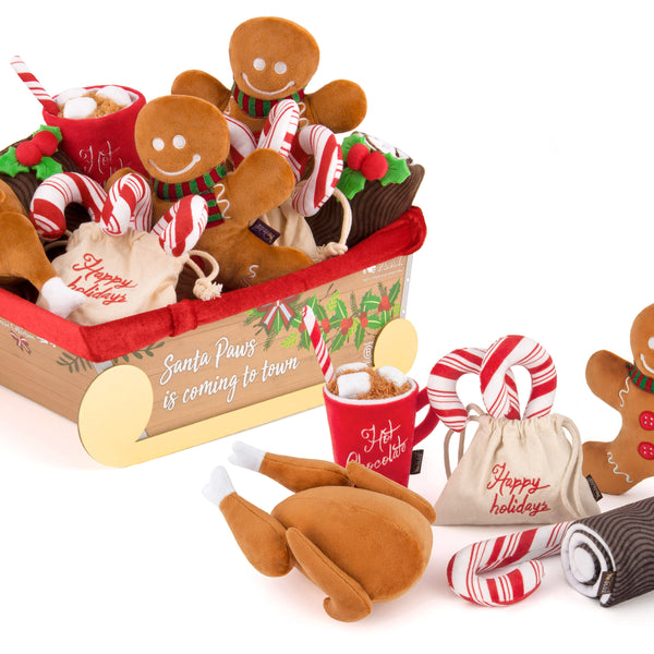 Santa's Sleigh Dog Toys