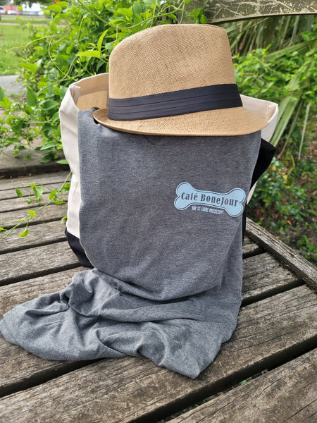 Cafe BoneJour T Shirt -Grey