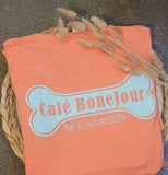 Cafe BoneJour T Shirt -Sherbert
