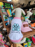 Pink Raglan Bay Dog Shirt