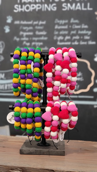 Pom Pom Necklaces