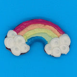 Rainbow Iced Cookies