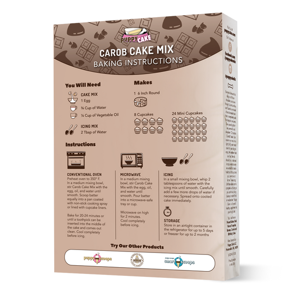 Puppy Cakes Cake Mix -Chocolate