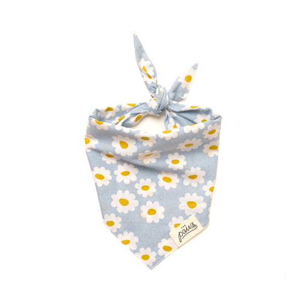 BLUE DAISY CHAINS BANDANA