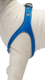 Neon Blue Leather Harness