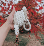 Dove Cotton Rope Dog Leash