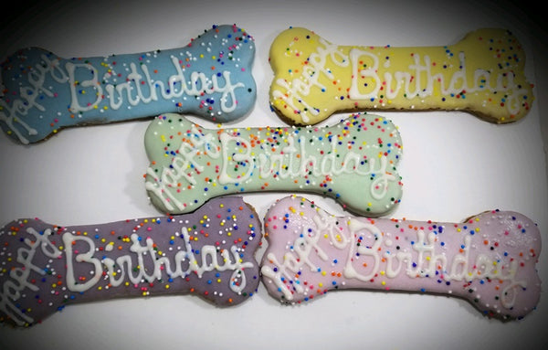 PASTEL HAPPY BIRTHDAY BONE