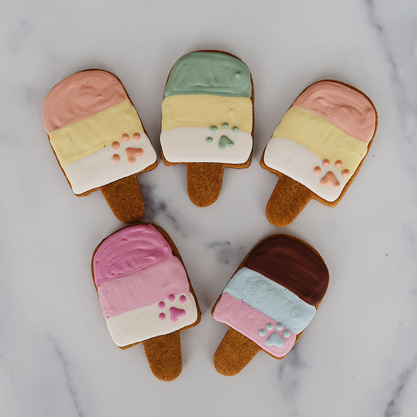 Pupcicle Iced Cookies
