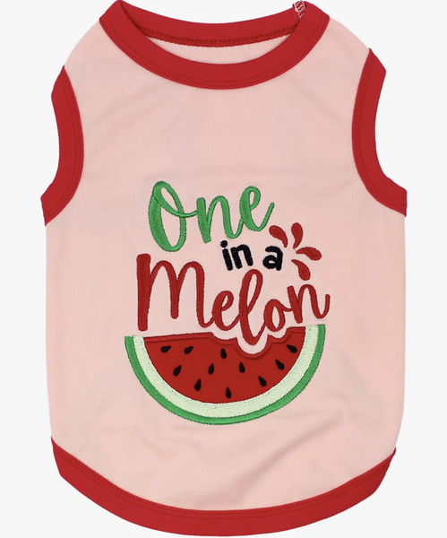 ONE IN A MELON Dog Shirt