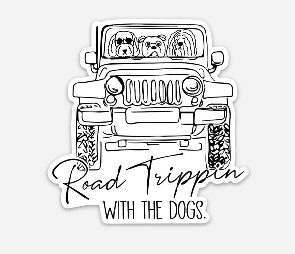 Road Trippin Sticker