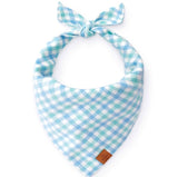 CORNFLOWER GINGHAM BANDANA