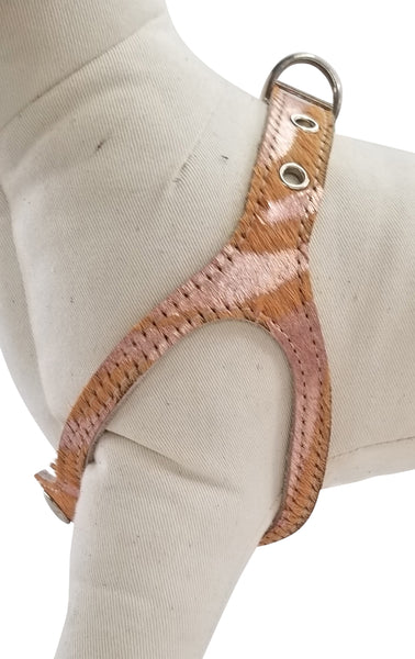 Rose Gold Leather Harness