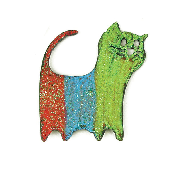 Metal Cat Magnet