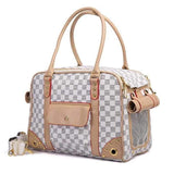 Designer Check Pet Carrier