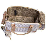 Designer Check Pet Carrier