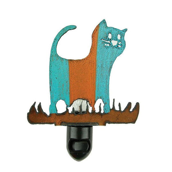 Rustic Cat Nightlight