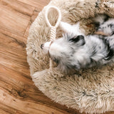 Macrame Rope Tug Toy-Blush