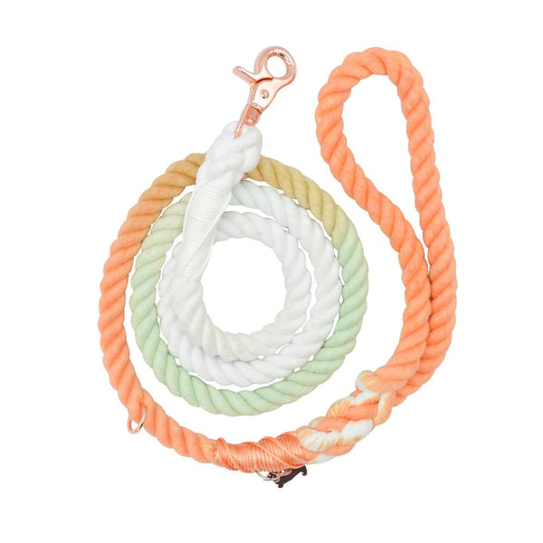 Honeydew Cotton Rope Dog Leash