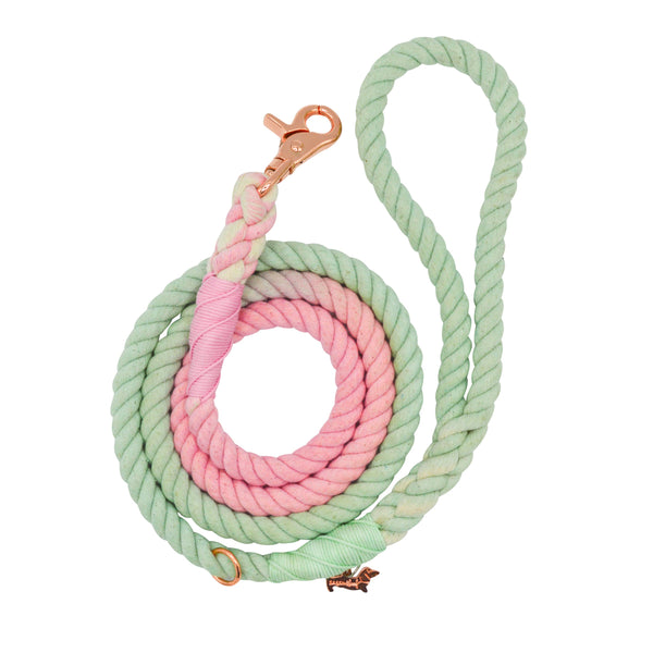 La Jolie Fleur Cotton Rope Dog Leash