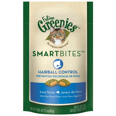 Greenies Smartbites Hairball Control Tuna for Cats
