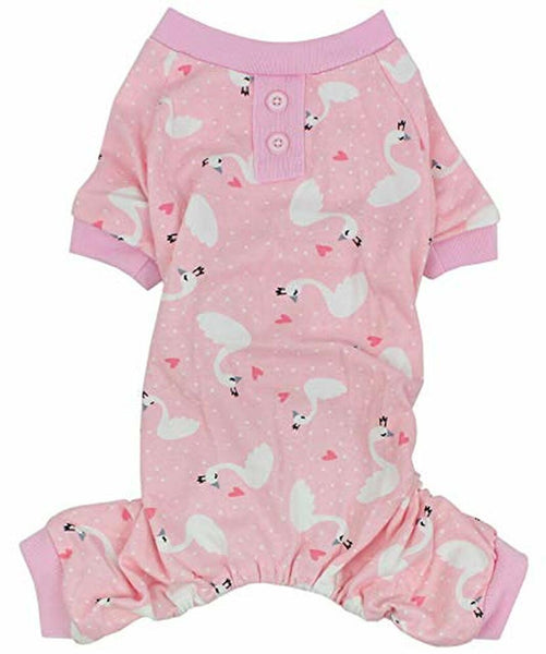 Pink Swan Dog Pajamas