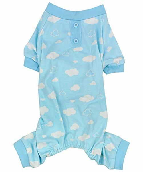 Blue Cloud Dog Pajamas