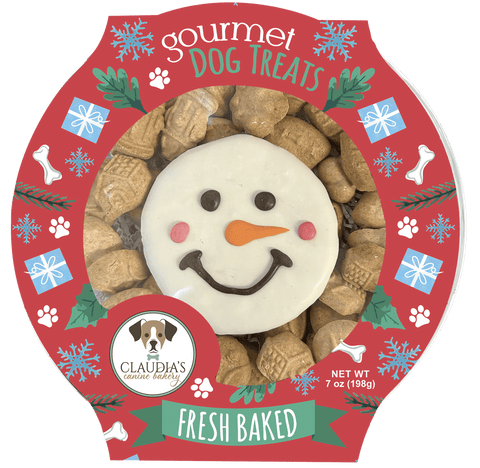 FROSTED SNOWMAN TREAT TUB