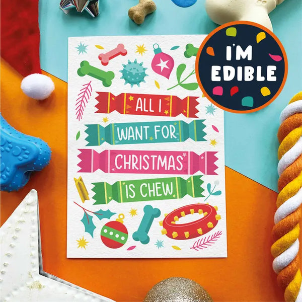 EDIBLE ALL I WANT/CHRISTMAS CARD