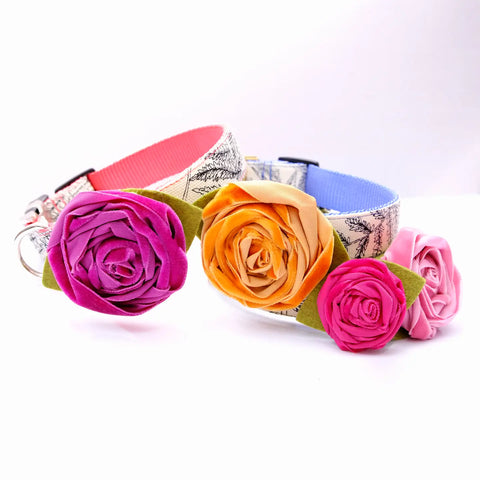 VELVET COLLAR FLOWER