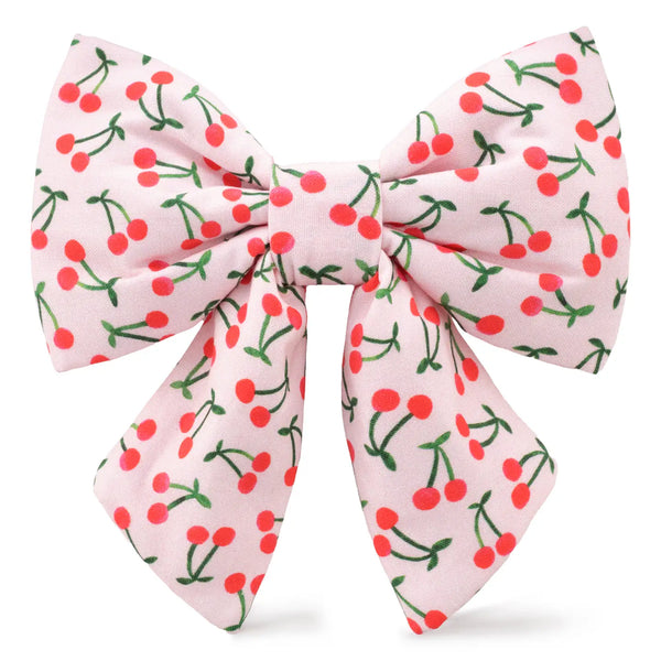 CHERRIES JUBILEE DOG BOW