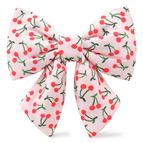 CHERRIES JUBILEE DOG BOW