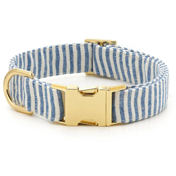 LAKE BLUE STRIPE COLLAR