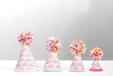Pastel Rainbow Party Hat