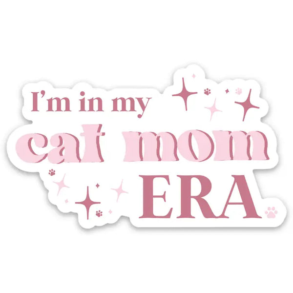 CAT MOM ERA STICKER