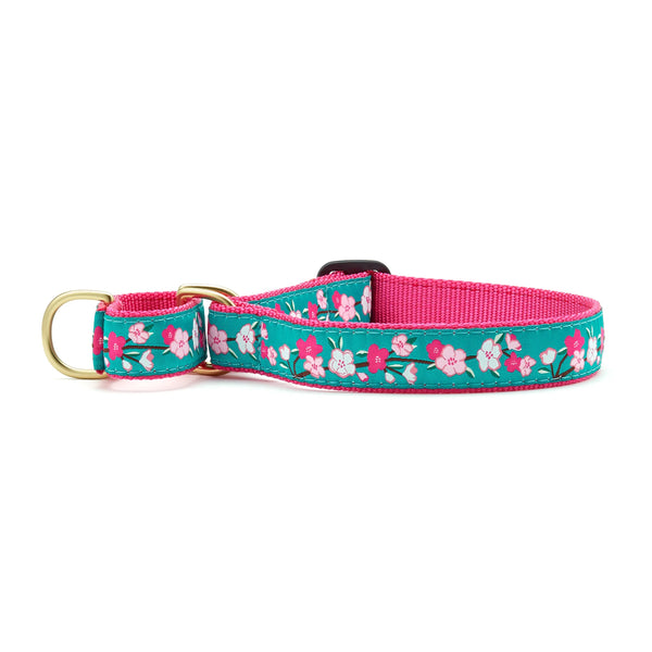 CHERRY BLOSSOMS MARTINGALE DOG COLLAR