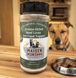 FREEZE DRIED BEEF LIVER TOPPER 2.5 OZ