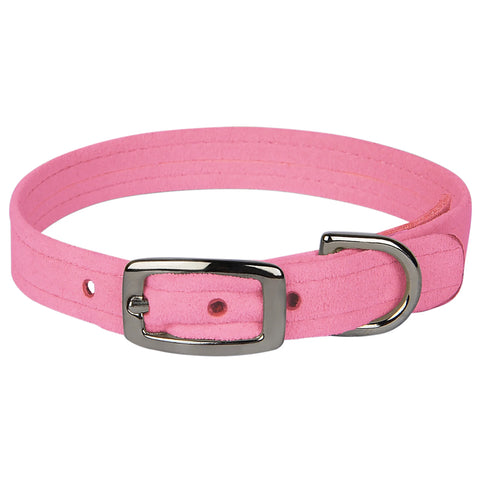 Ultrasuede Collar-PERFECT PINK