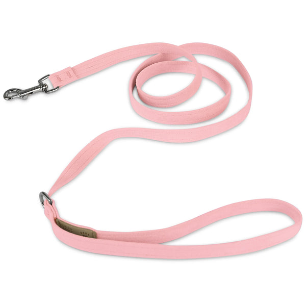 MICROSUEDE LEASH-PUPPY PINK