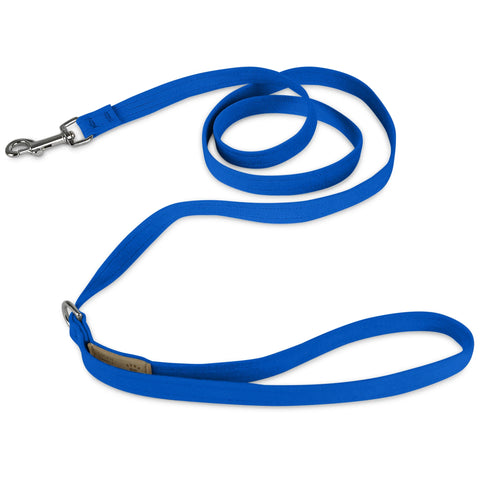 ULTRASUEDE LEASH-ROYAL BLUE